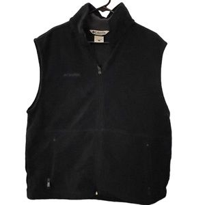 Men’s Columbia Blue Fleece Full Zip Vest, Size Large